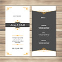  Wedding, party, event menus